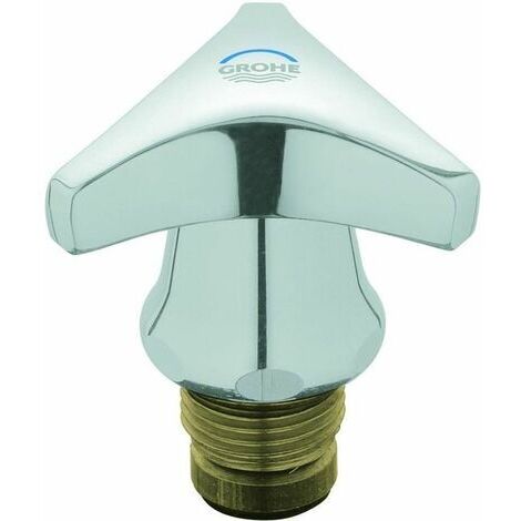 Grohe Oberteil, DN 15, Trecorn-Griff, Markierung Blau, 10 Stück, Chrom
