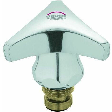 Grohe Oberteil mit Trecorn Griff Markierung Rot 3/8", Chrom, 45967000
