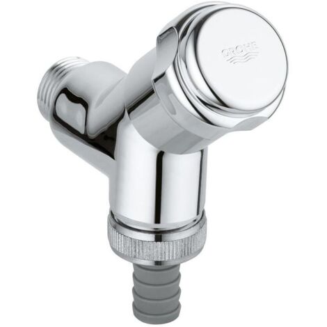 Grohe Original WAS Anschlussventil, DN 15, Wandmontage, Fettkammer-Oberteil 1/2", Chrom