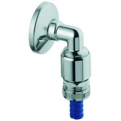 Grohe Original WAS Schlauchanschlussbogen, DN 15, Wandmontage, Rohrbelüfter Bauform HB, Chrom