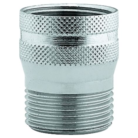 Grohe Original WAS Schlauchplatzsicherung, DN 20, für 1/2" Schläuche, Innengewinde 3/4", Außengewinde 3/4", Chrom
