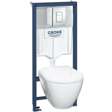 GROHE - Pack Bati WC Solido Compact 39186000 - WC 6-9 l 1,13m