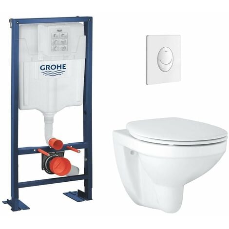 Inodoro con ducha BERNSTEIN 540 PRO - blanco - con asiento calentador y  esterilizador - WC rimless - sistema completo