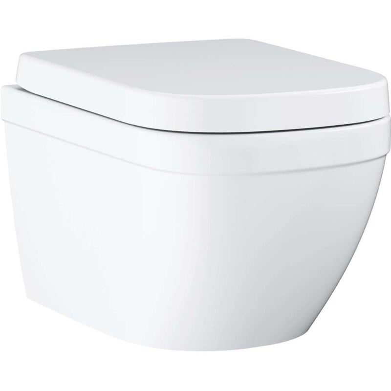 Euro Ceramic - wc suspendu avec abattant softclose, blanc alpin 39554000 - Grohe
