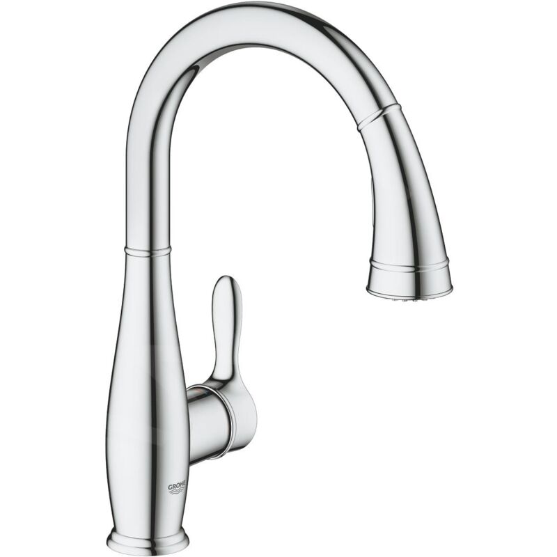 Parkfield - Mitigeur d'évier avec douchette extractible, chrome 30215001 - Grohe