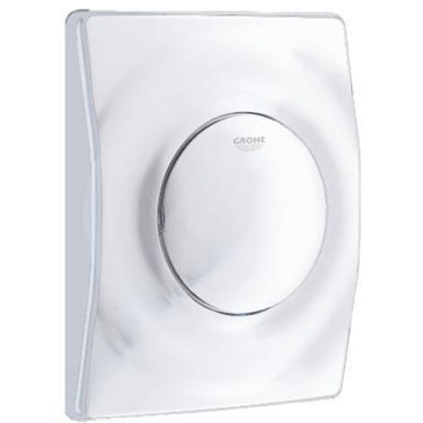 Grohe – Plaque de commande WC pour urinoir – Finition blanc alpin brillante – Dimensions 116 x 144 mm – Plastique ABS durable - 37018SH0