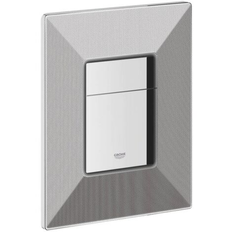 GROHE plaque de commande WC Skate Cosmopolitan avec art optique