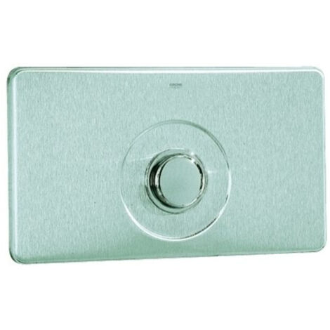 Grohe Platte und Druckknopf 42261 Edelstahl