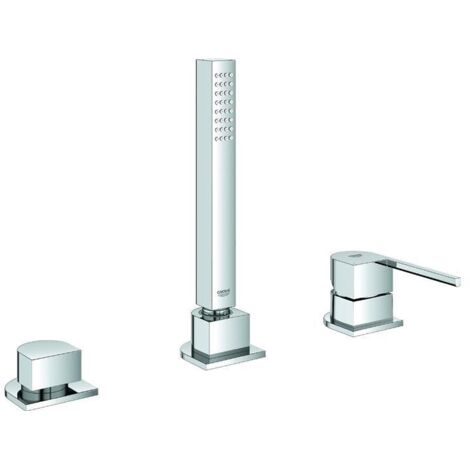 GROHE Plus 3-Loch Einhand-Wannenkombination, mit Euphoria Cube