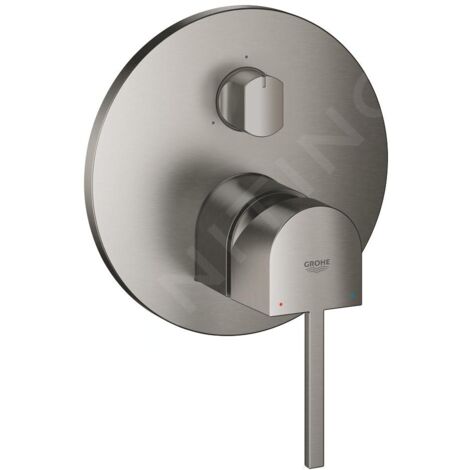 Grohe Plus - Mitigeur encastré pour 3 sorties, Hard Graphite brossé 24093AL3
