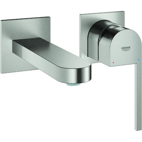 GROHE Plus Mitigeur lavabo 2 trous, saillie 146mm, montage