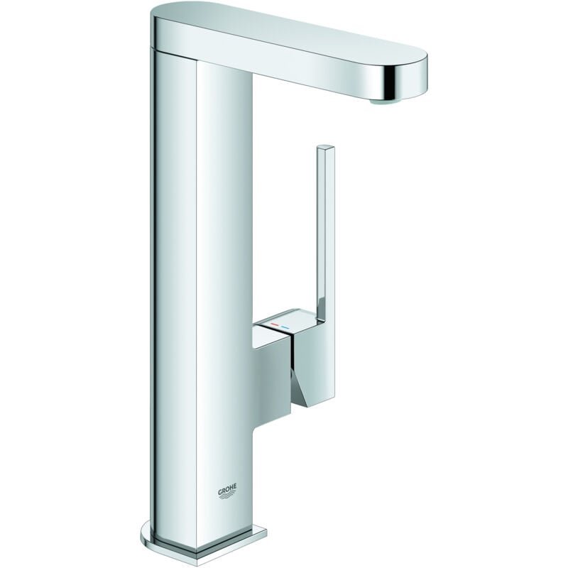 Grohe - Plus - Mitigeur de lavabo l avec garniture de vidage Push-Open a bec extractible, chrome 23844003