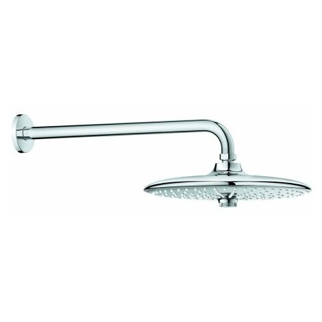 Grohe Pomme de douche Euphoria 260 set 380 mm, 3 types de douche, stabilisateur de débit GROHE EcoJoy - 26459000