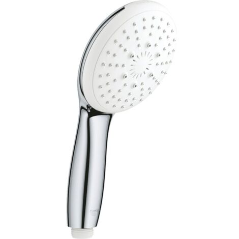 Grohe – Douchette 3 jets 110 mm – Finition chromée – Technologie DreamSpray – Débit 7,4 l/min – Système anti-calcaire SpeedClean