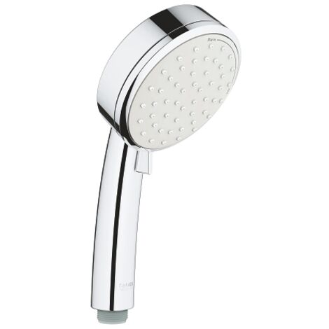 Grohe – Douchette 2 jets – Finition chrome – Technologie EcoJoy pour économies d'eau – Compatible chauffe-eau instantanés – 2757120E