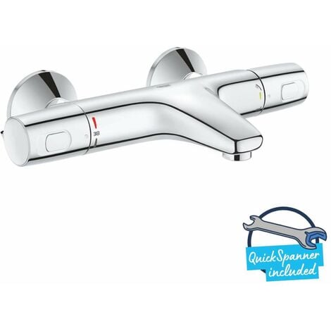 Grohe Precision Trend - Miscelatore termostatico per vasca da bagno, cromo 34227002