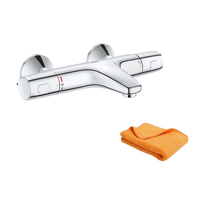 Mitigeur bain douche thermostatique Grohe Precision Trend + microfibre