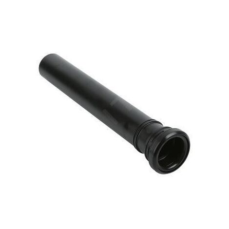 Grohe – Prolongement noir 300 mm pour montage mural – Tuyau de chasse WC – Matériaux durables – 37105K00
