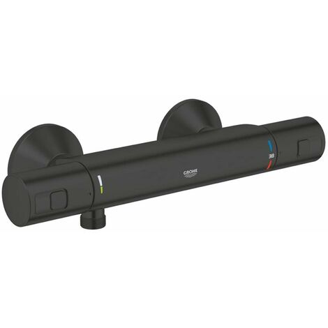 Grohe QuickFix Precision Start - Miscelatore doccia termostatico, nero opaco 345942430