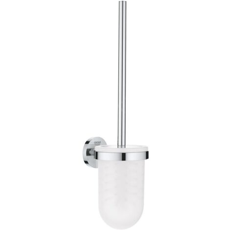 Grohe QuickFix Start - Brosse de toilette avec support mural, verre/chrome 41185000