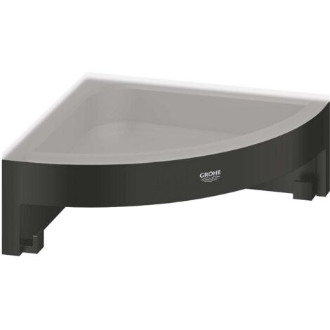 Grohe QuickFix Start Cube - Mensola ad angolo, nero opaco 411062430