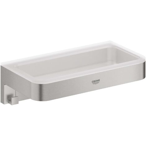 Grohe QuickFix Start Cube - Mensola, lunghezza 20 cm, supersteel 41107DC0