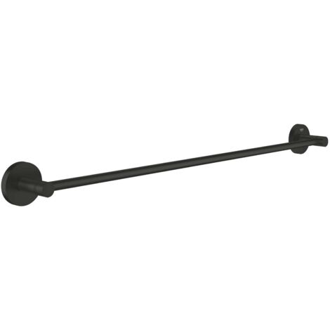 Grohe QuickFix Start - Handtuchhalter, Länge 6 cm, schwarz matt 411782430