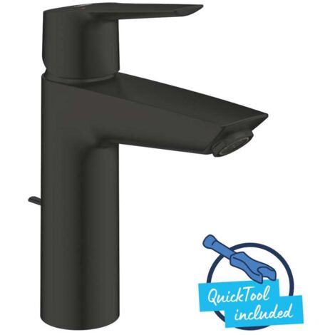 Grohe QuickFix Start - Mitigeur de lavabo avec bonde, noir mat 234552432