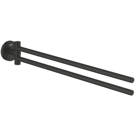 Grohe QuickFix Start - Porte-serviettes, noir mat 411832430