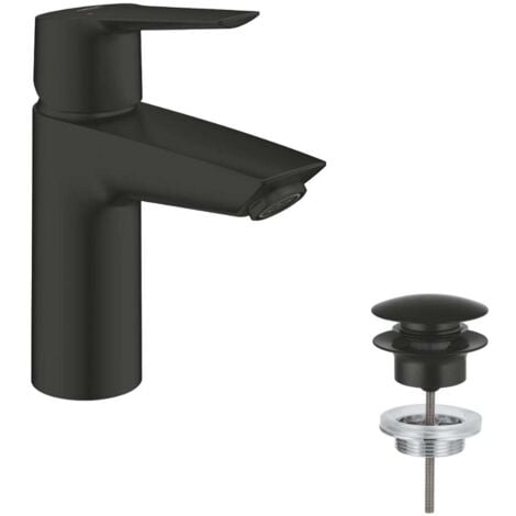 Grohe Start Waschtischarmatur S-Size 235502432 schwarz matt, ohne Ablaufgarnitur