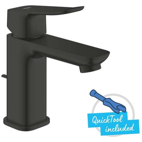 Grohe Quickfix Waschtischarmatur Dice S schwarz matt Waschbecken Armatur