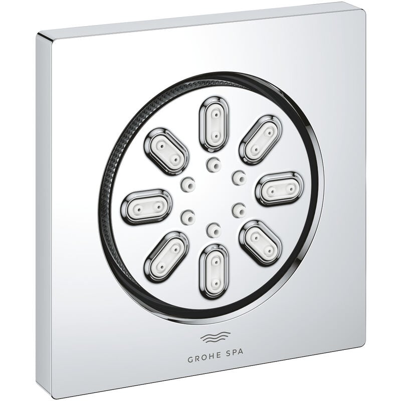 Grohe - Rainshower Aqua - Douchette latérale avec corps encastré et joint d'étanchéité, Chrome (26802000)