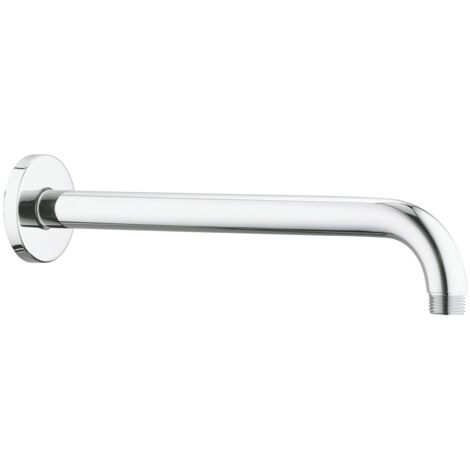 Bras de douche équerre 286mm – Métal – Compatible avec têtes de douche Rainshower – Surface GROHE Long·Life – 28576000