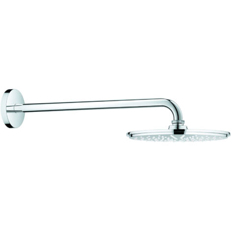 Grohe Rainshower Cosmopolitan 210 Kit de ducha mural y brazo 422 mm, 1 rociador, cromo (26171000)