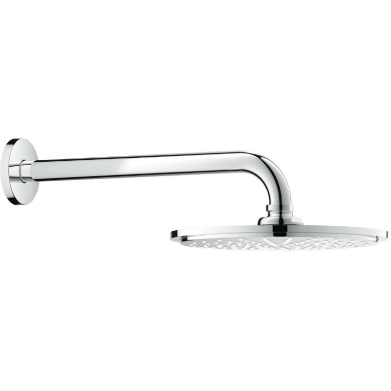 Soffione Doccia A Parete Economico.Grohe Rainshower Cosmopolitan 210 Set Soffione Doccia A Parete Sporgenza 286 Mm 1 Getto 26052000 Cromato