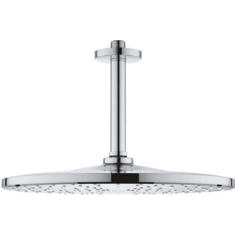 Grohe Rainshower - Douche de tête 310, Mono 9,5 l/min, 1 jet, bras de douche de plafond 14 cm, chrome 26560000