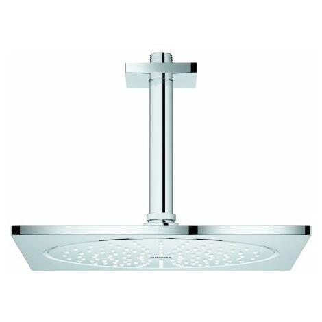 Grohe Rainshower F-Series 10″ Set de douche de tête plafond, 142 mm, 1 jet 26071000 | Chromè