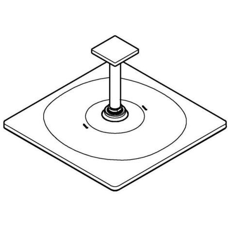 Grohe Rainshower - Kopfbrause 310 Mono Cube 9,5 l/min, Deckenauslass 14 cm, 1 Strahl, verchromt 26566000