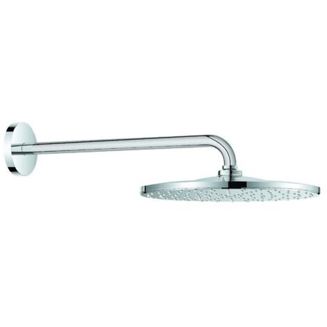 Grohe Rainshower Kopfbrauseset 26558000 chrom, Brausearm 42,2 cm, mit Durchflussbegrenzer