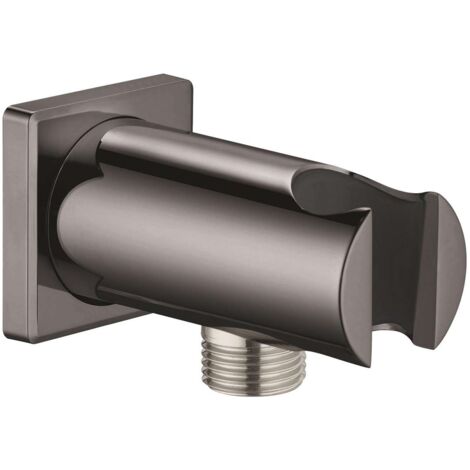 Raccordo Erogatore Doccia Grohe Rainshower 27057DC0 - Grigio, Qualità Tedesca, Sistema Rapid Smartbox