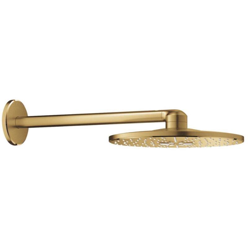 Grohe - Rainshower Smartactive 310 Set douche de tête 2 jets et bras 430mm, Cool Sunrise brossé (26475GN0)