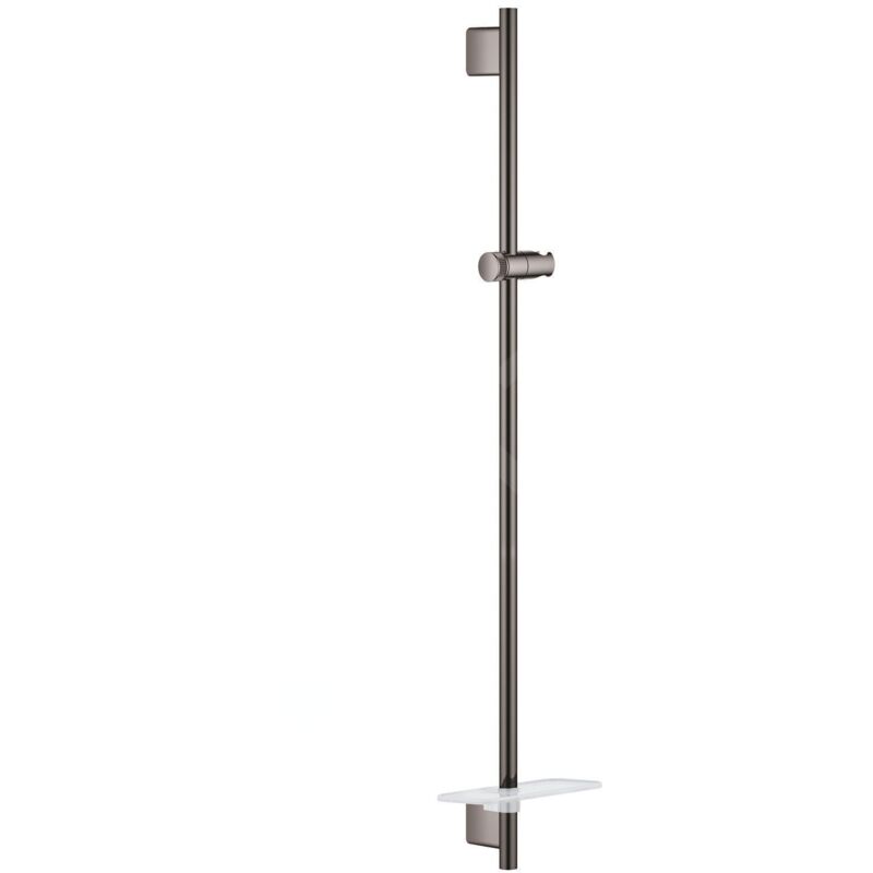 Grohe - Rainshower SmartActive - Barre de douche avec tablette, 900 mm, Hard Graphite 26603A00