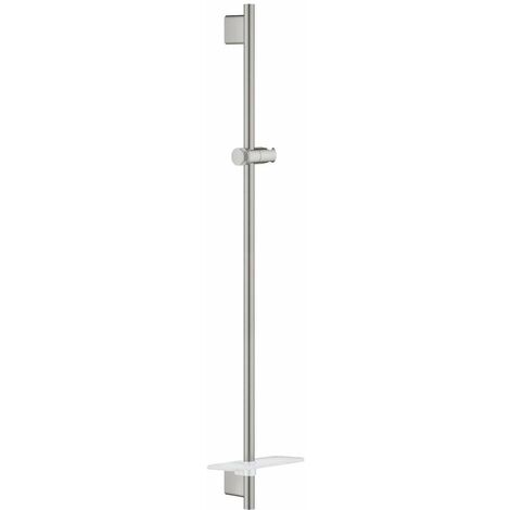 Grohe Rainshower SmartActive - Barre de douche avec tablette, 900 mm, supersteel 26603DC0