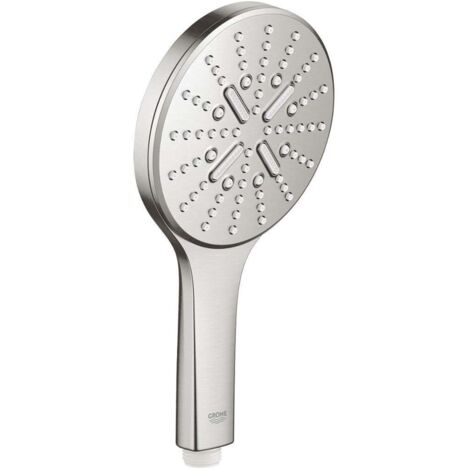 Grohe Rainshower SmartActive - Brausearmatur 130, 6,8 L/Min, 3 Strahlarten, supersteel 26574DC0