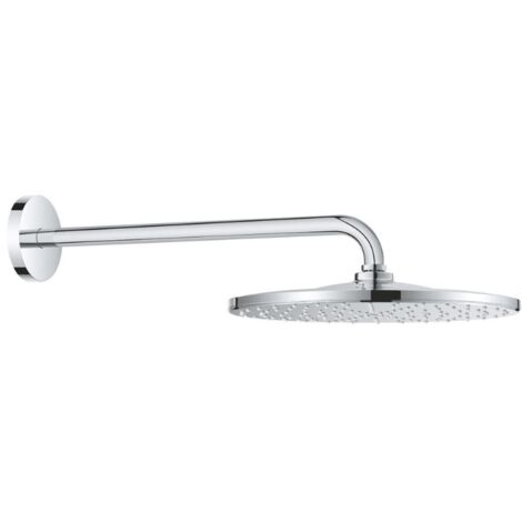 Grohe Rainshower - Soffione doccia 310 Mono 9,5 l/min, 1 getto, braccio doccia 42 cm, cromato 26558000