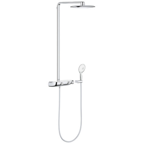 Grohe Rainshower System SmartControl Mono 360 Duschsystem, Aufputz-Thermostatbatterie, Wandmontage, Chrom, 26361000