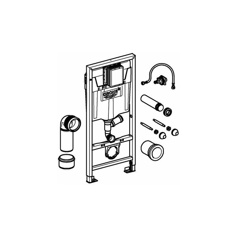 Grohe Rapid Sl Wand Wc Element Spulkasten Gd 2 Spulrohr Fur