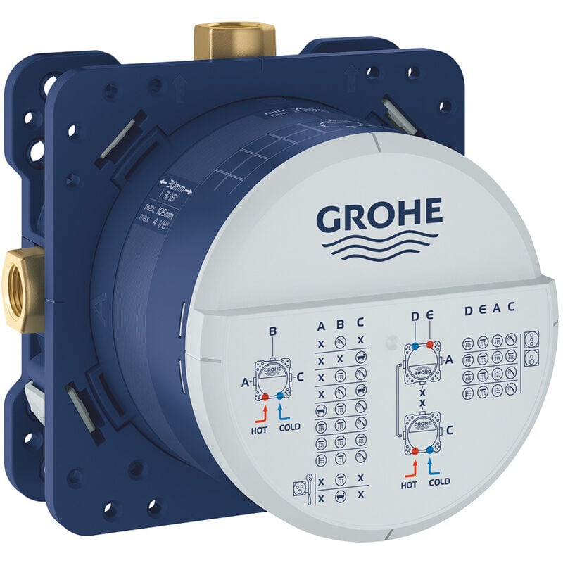 Rapido SmartBox Corps encastré universel 1/2, 3 sorties (35604000) - Grohe