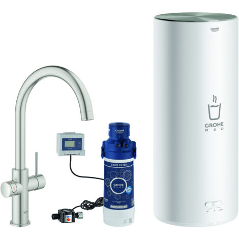 Grohe Red Duo grifo mezclador y caldera tamaño L, caño C,