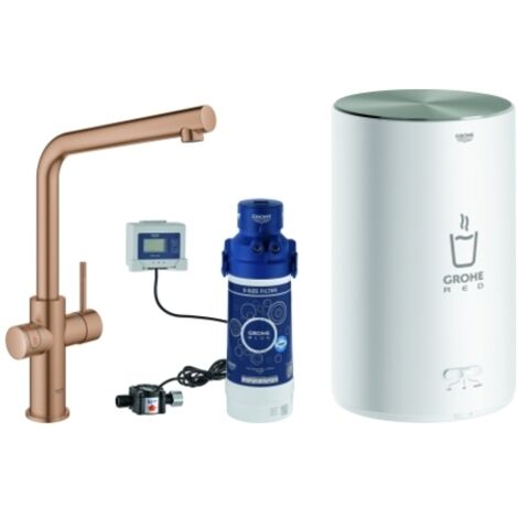 Grohe Red Duo grifo mezclador y caldera tamaño M, caño L,